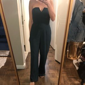 Theia bridesmaid one piece pant jumpsuit
